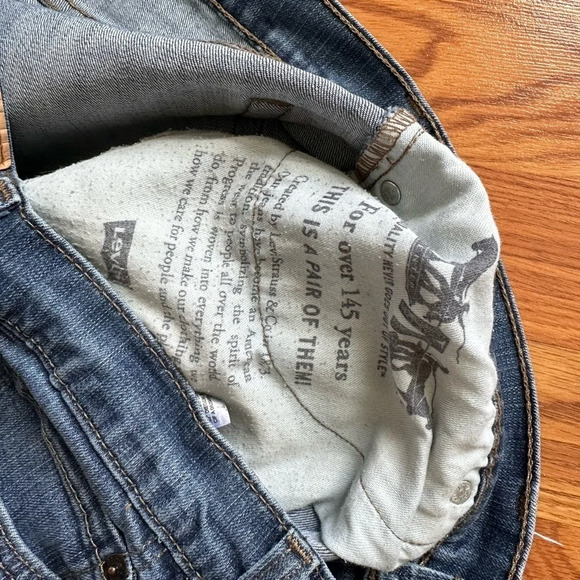 Levi Strauss 511 Men’s Slim Fit Flex Stretch Med Wash Denim Jeans Size 36X32 - Picture 6 of 8